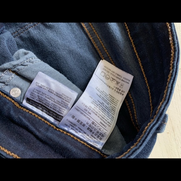 ✿ CLASSIC MID RISE SKINNY JEANS DARK(ER) WASH ✿ - Picture 5 of 7